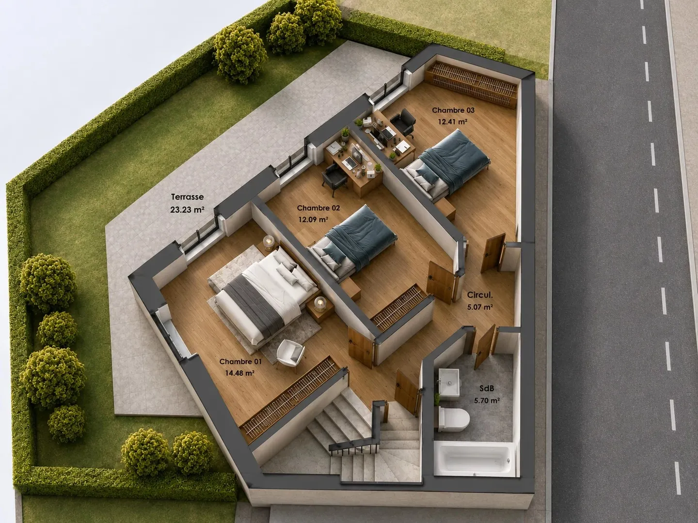 Villa contemporaine à Valeyres - Photo 3 sur 5