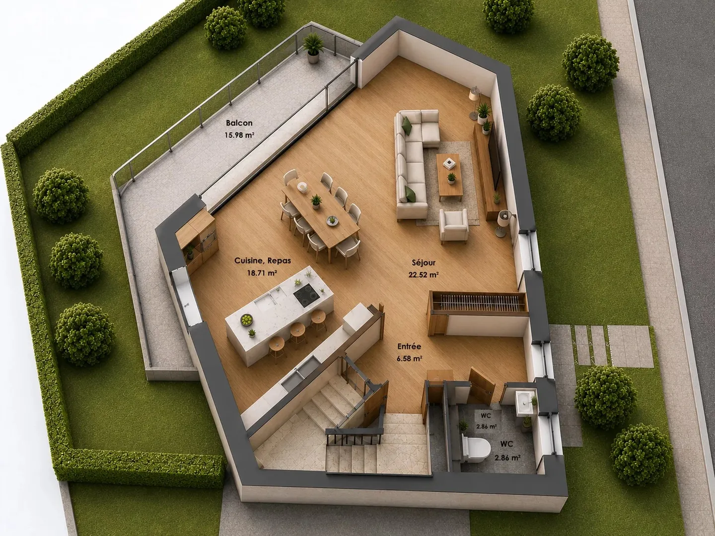 Villa contemporaine à Valeyres - Photo 2 sur 5