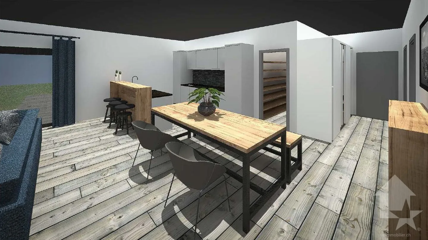 App. 4.5 rooms new, quiet, close to shopping, sunny - Photo 6 of 11