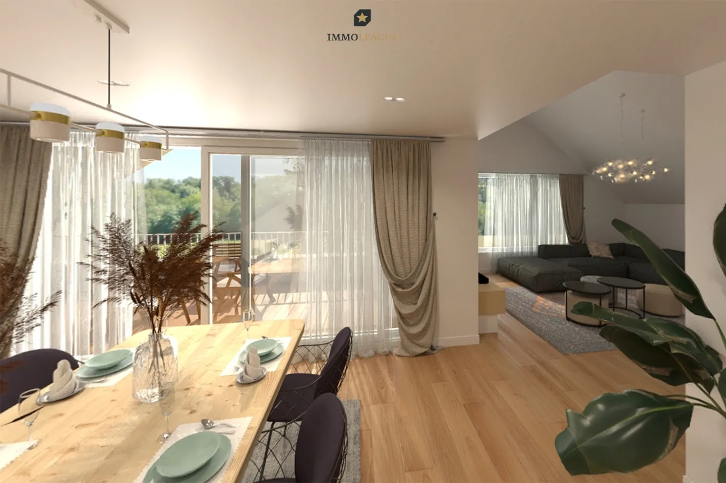 Nouvel appartement en penthouse près de l'idyllique Rhin A 1.3 - Photo 1 sur 7