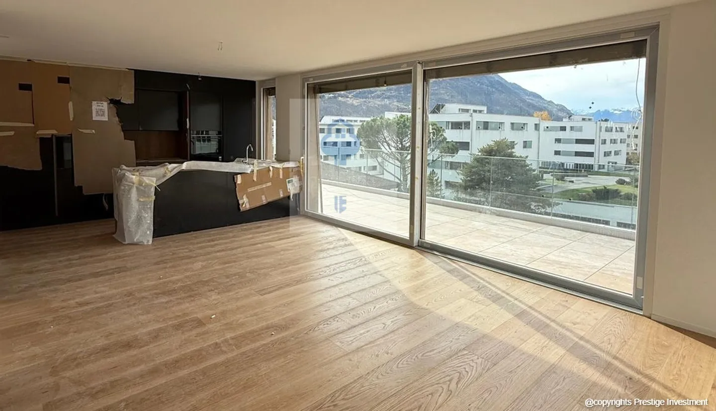 For Sale – New Penthouse Apartment 3.5 Rooms with South Terrace – Sion (VS) - Photo 2 of 7