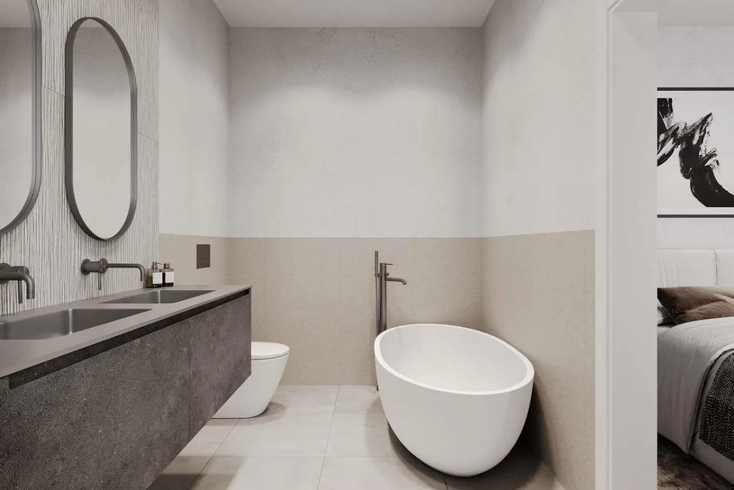 Locarno - 2.5 avec Jardin de 121 m² - Photo 3 sur 5