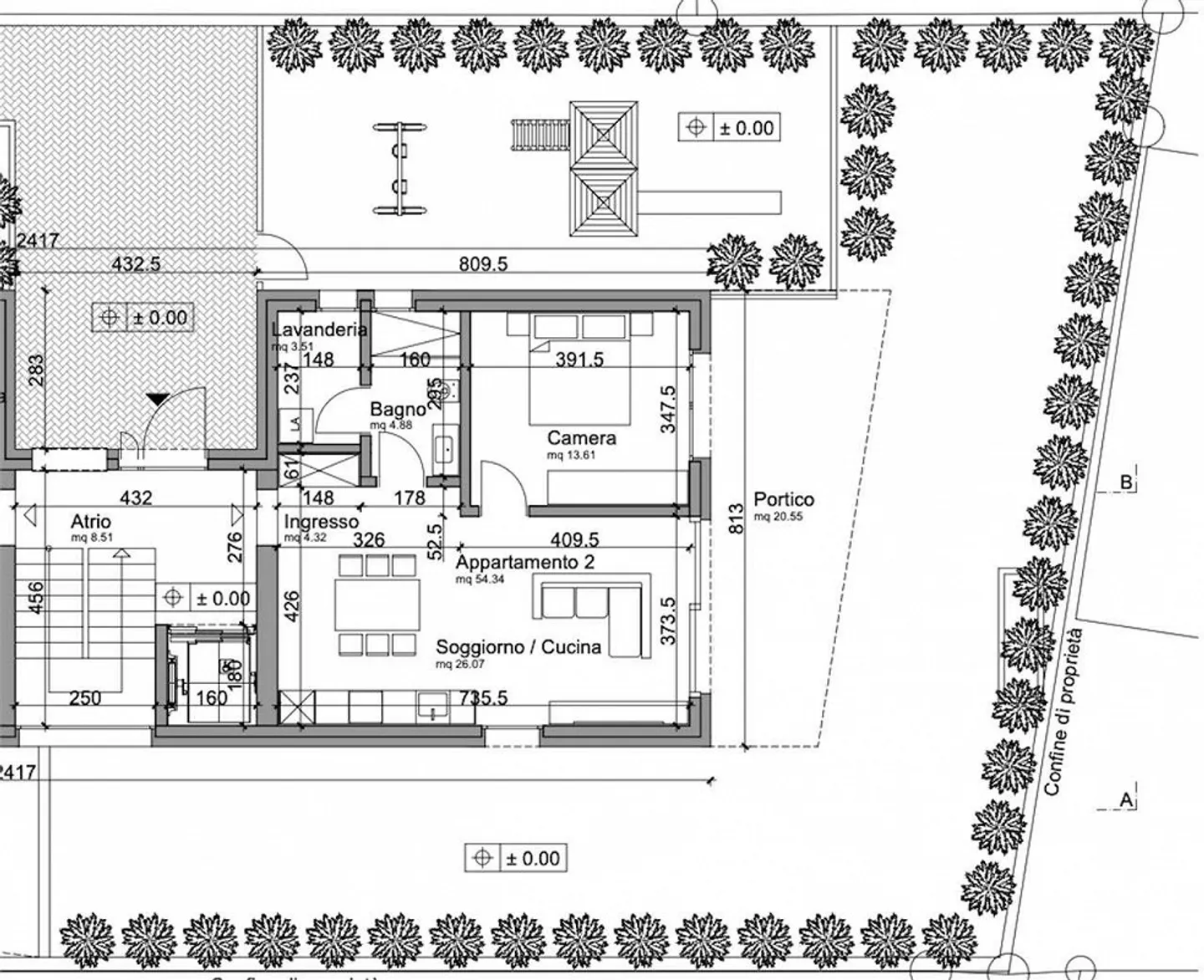 Locarno - 2.5 avec Jardin de 121 m² - Photo 4 sur 5