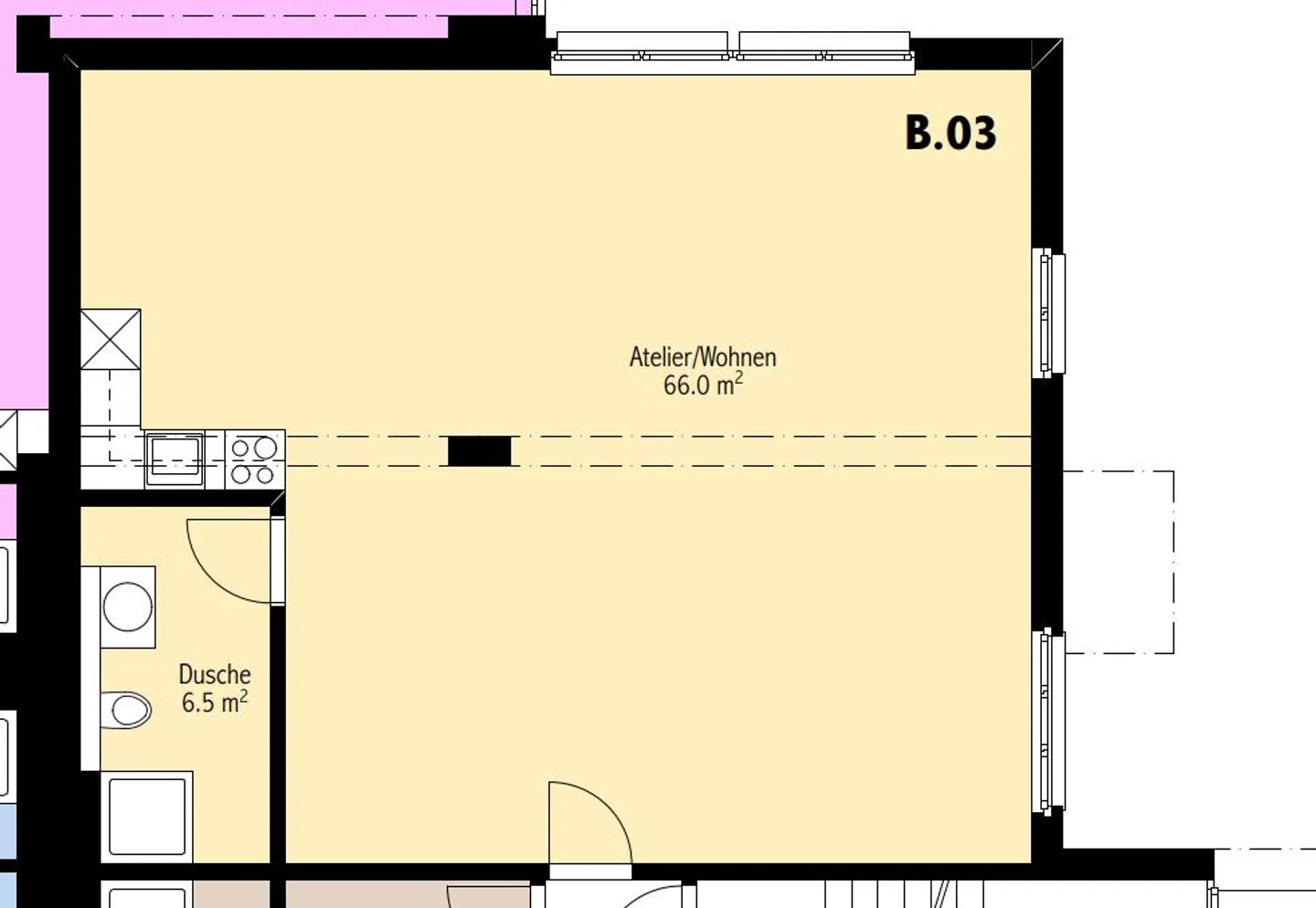 Atelier spazioso a Schlieren - Foto 7 di 8