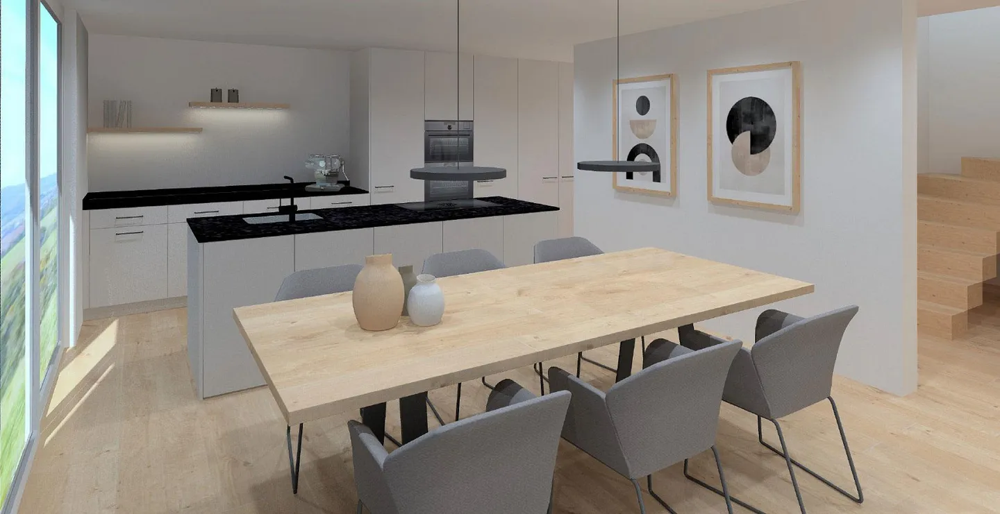 5.5 Room Single Family House in DEFH, two identical residential units - Photo 5 of 7