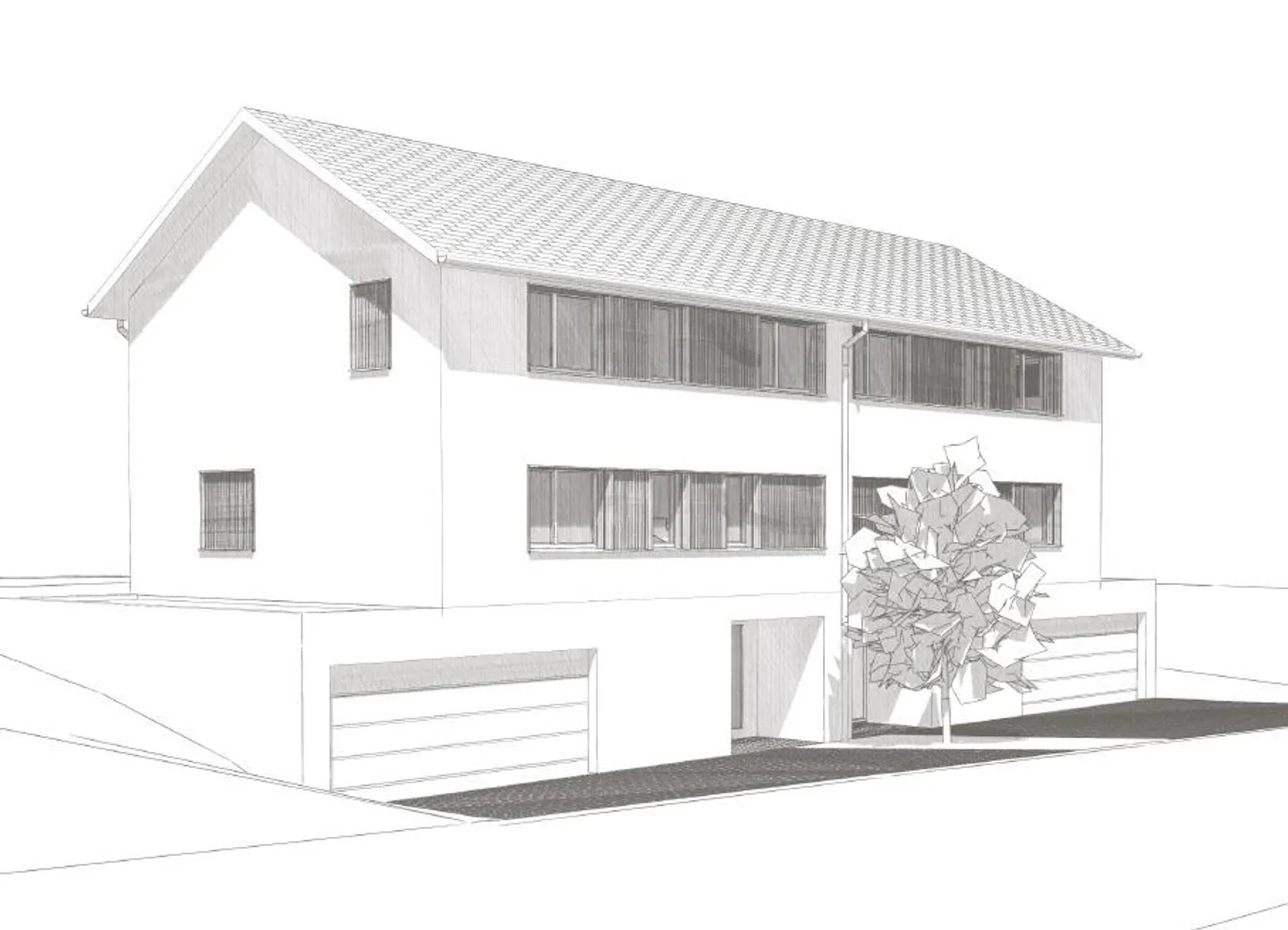 5.5 Room Single Family House in DEFH, two identical residential units - Photo 4 of 7