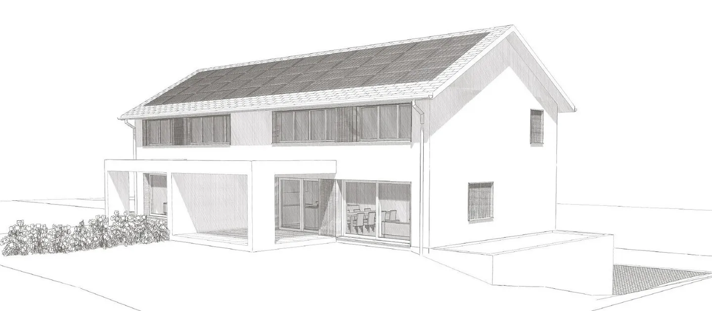 5.5 Room Single Family House in DEFH, two identical residential units - Photo 1 of 7
