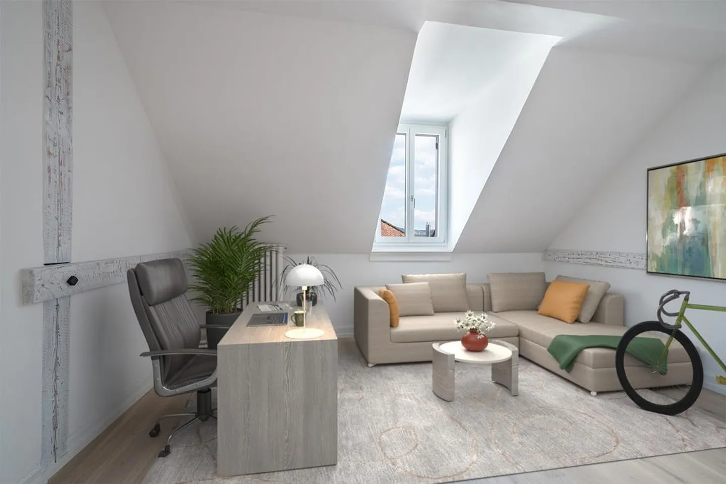 Penthouse noble avec vue sur le lac dans le meilleur emplacement de la ville de Zurich - Photo 4 sur 12