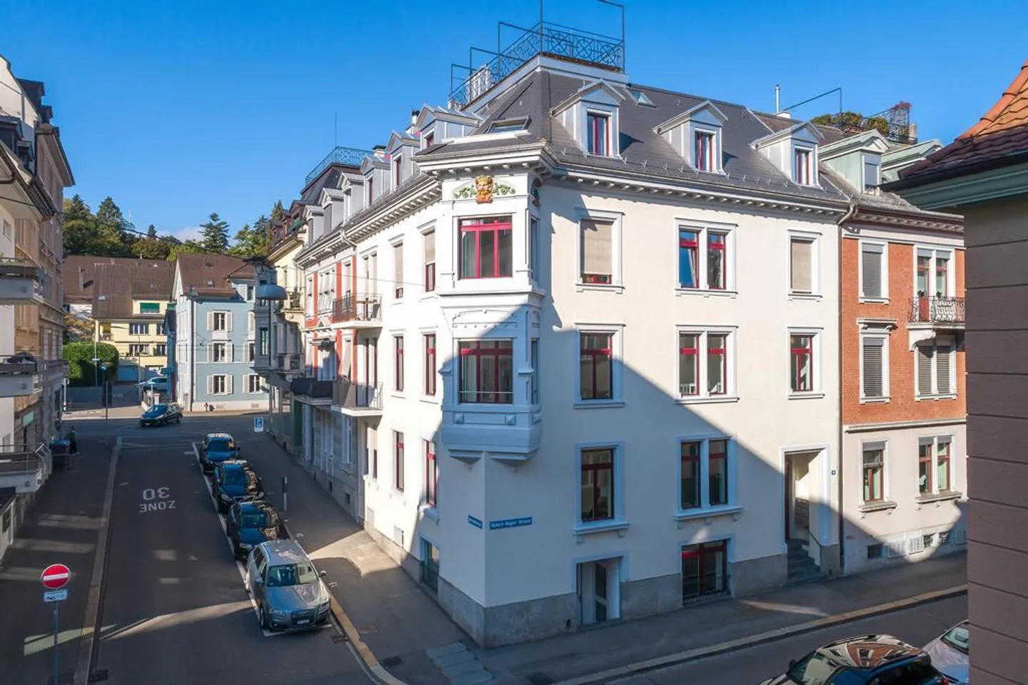 Penthouse noble avec vue sur le lac dans le meilleur emplacement de la ville de Zurich - Photo 1 sur 12