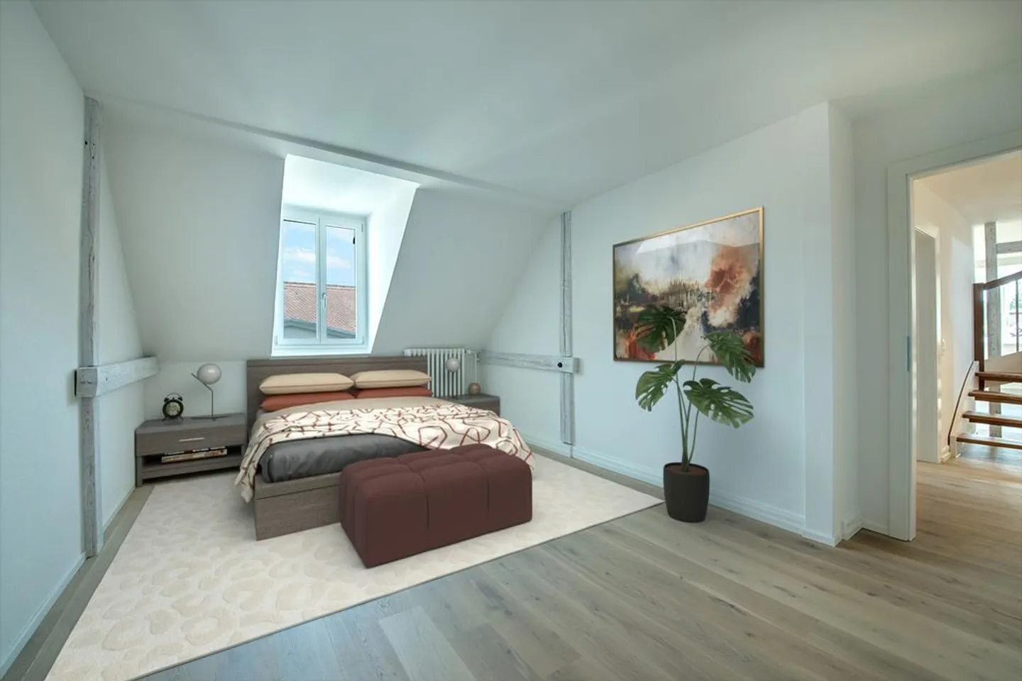 Penthouse noble avec vue sur le lac dans le meilleur emplacement de la ville de Zurich - Photo 3 sur 12