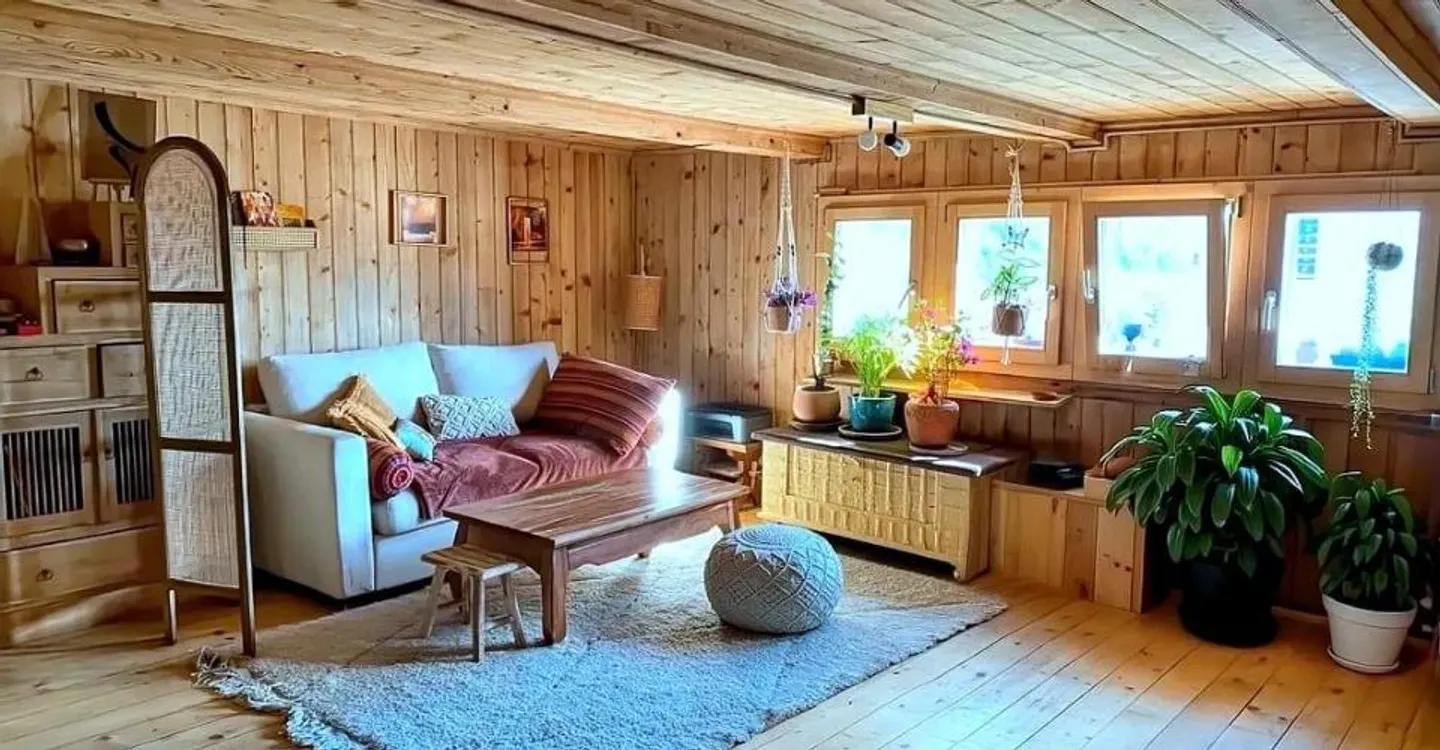 Charmante renovierte 2,5-Zimmer-Dachgeschosswohnung mit Garten in Icogne, 10 Minuten von Crans-Montana entfernt - Foto 1 von 9