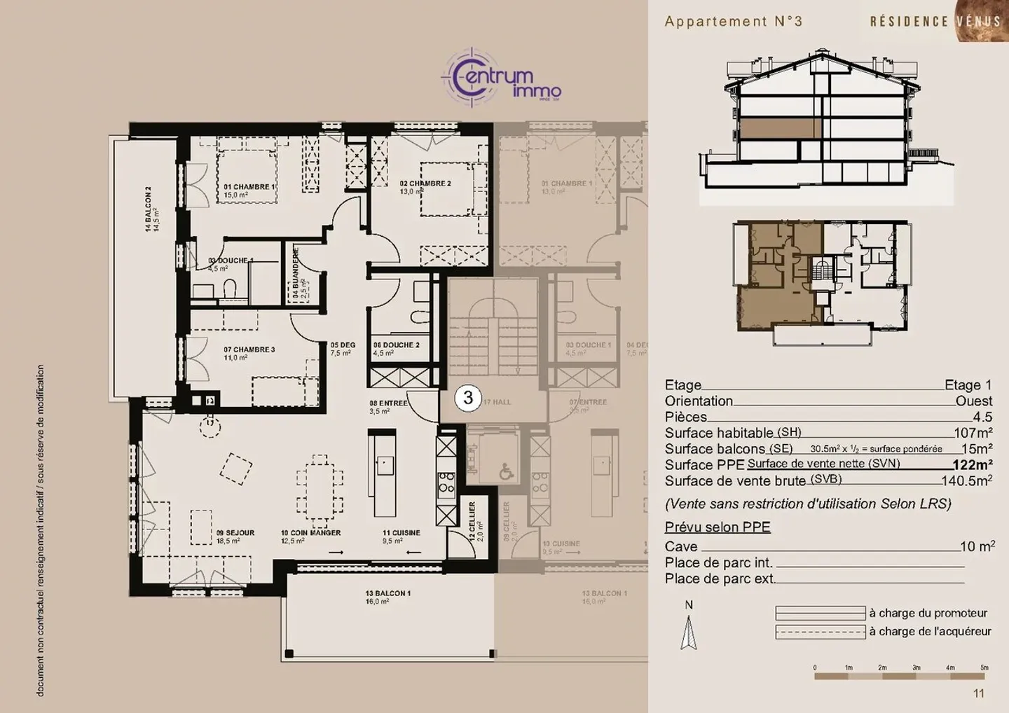 4-room apartment - Photo 9 of 13