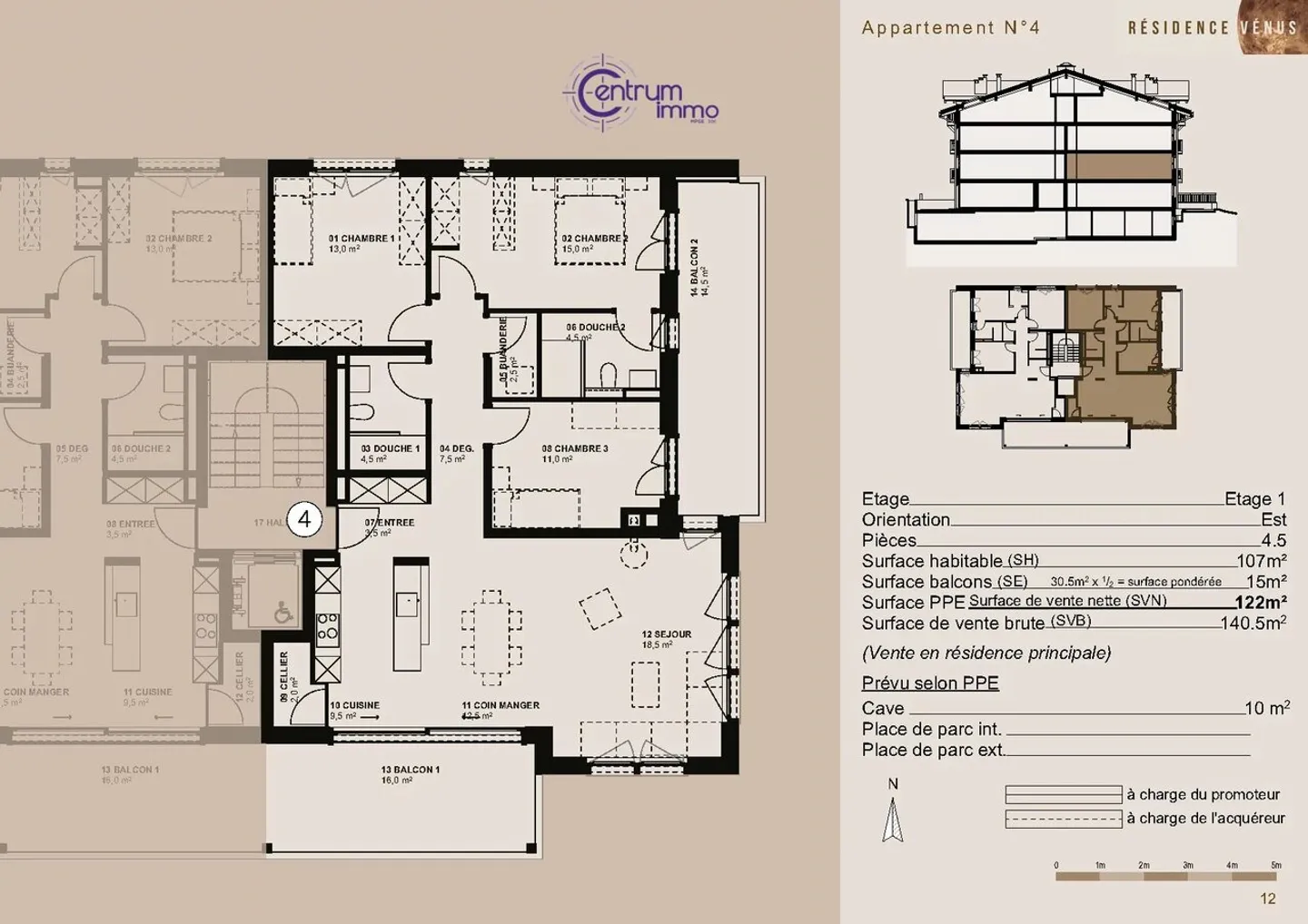 4-room apartment - Photo 10 of 13