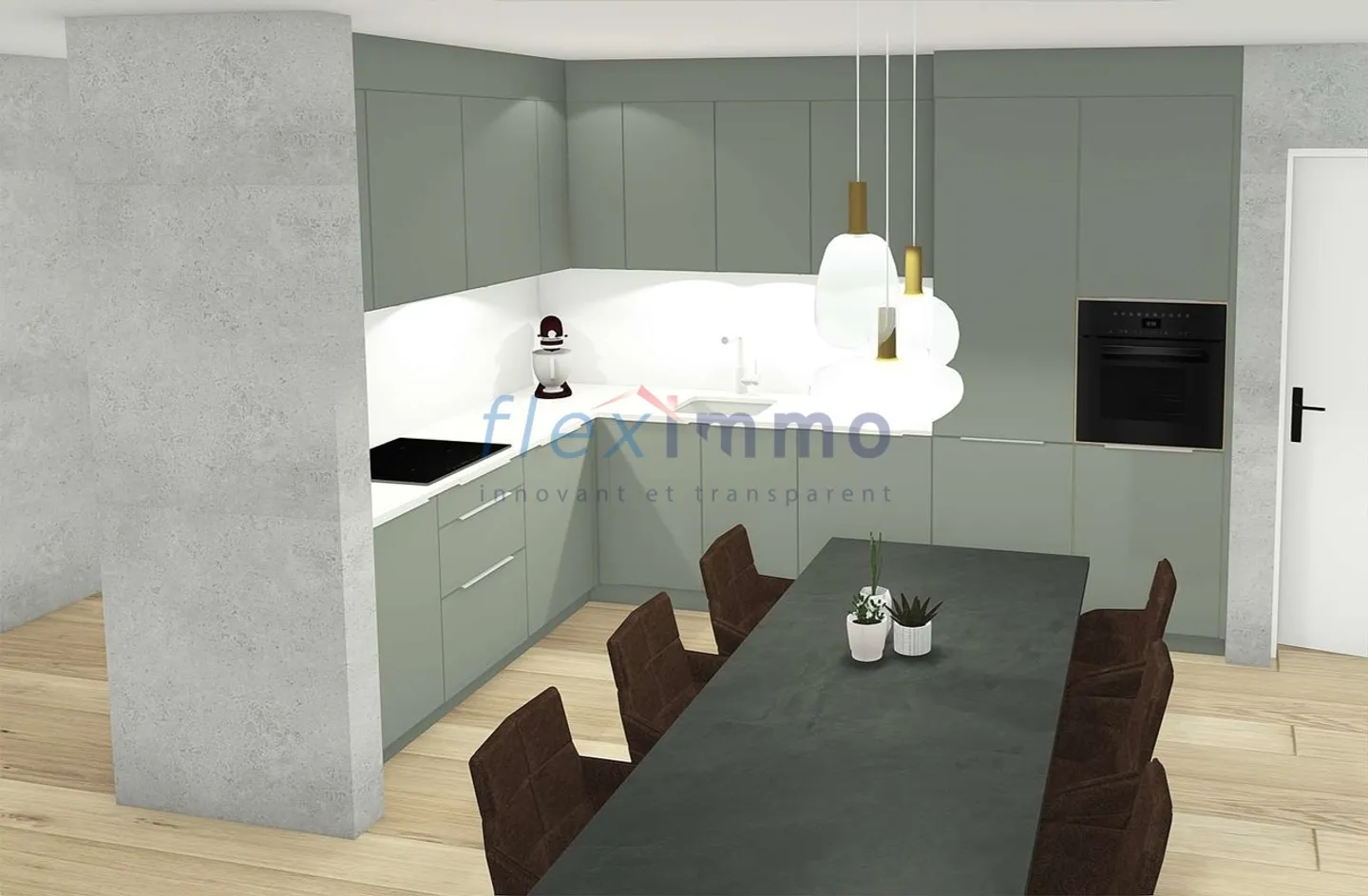 Magnifique Attique avec terrasse - Photo 3 sur 4