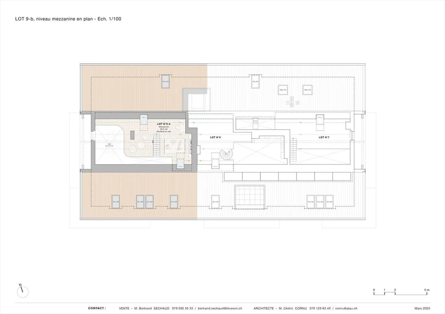 Bel appartement en attique avec mezzanine et grand balcon - Lot 9.a - Photo 7 sur 10