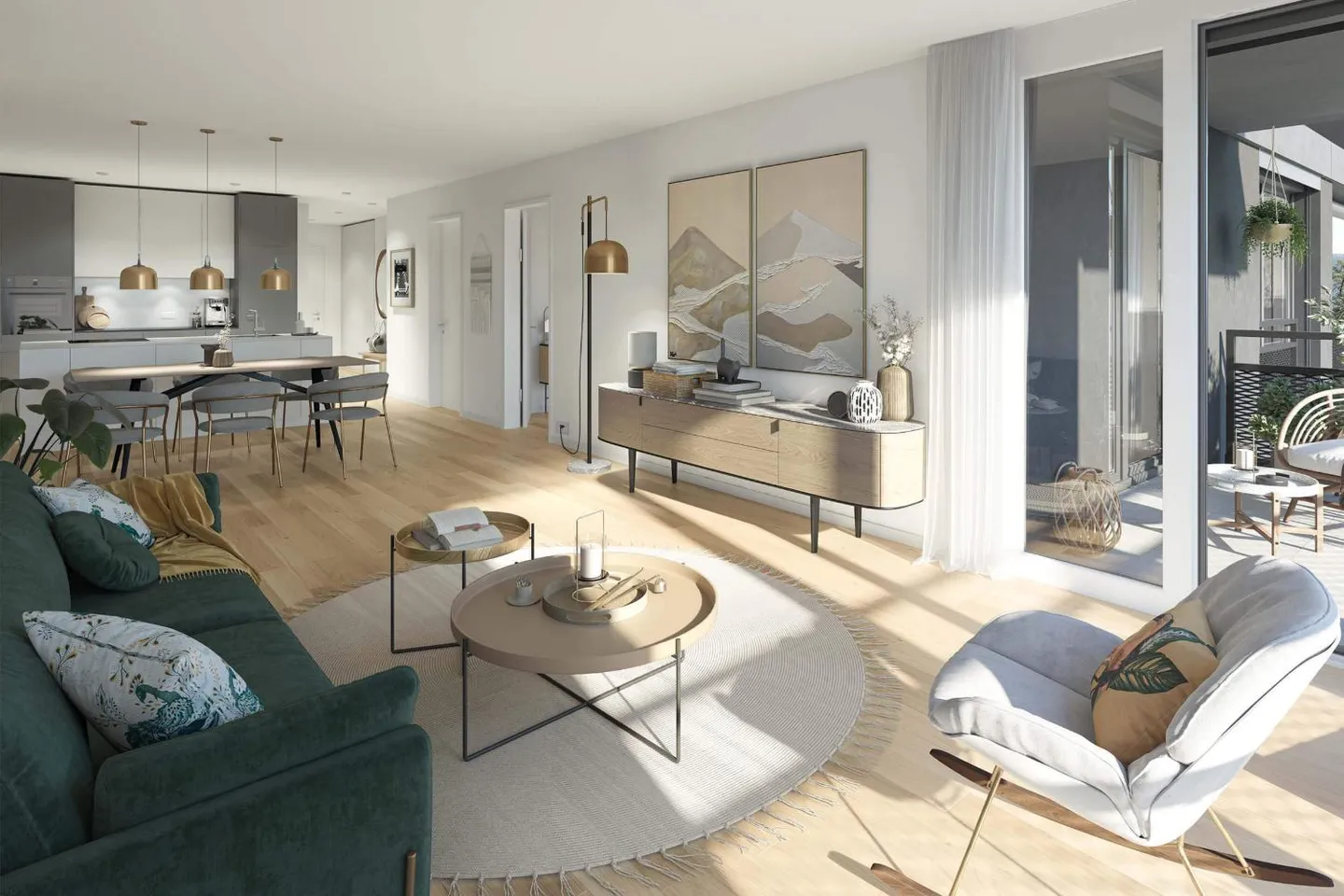 Moderne 2.5 Zimmer Wohnung - Foto 2 von 8