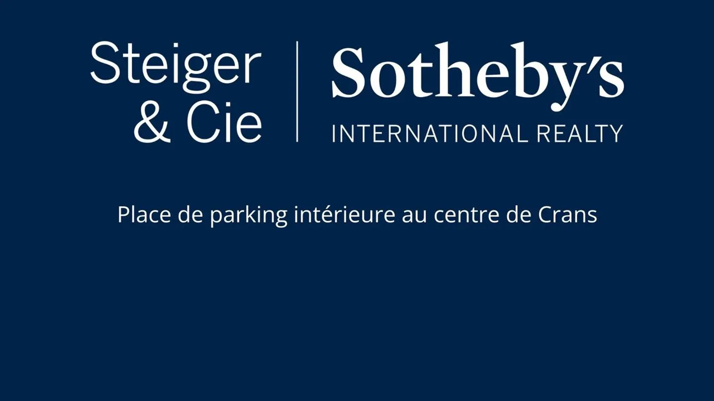 Central Parking Space in Crans - Photo 1 of 1
