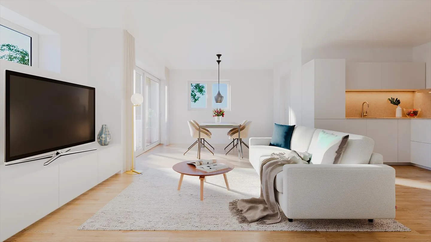 Appartamento moderno 2.5 stanze in nuova costruzione ad Attalens - Foto 1 di 6