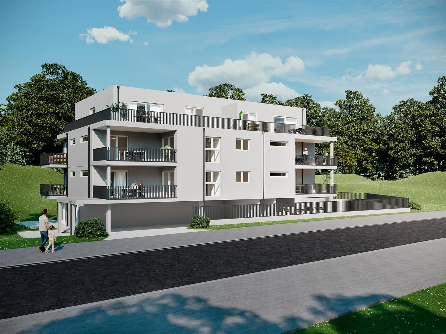 Appartamento moderno 2.5 stanze in nuova costruzione ad Attalens - Foto 4 di 6