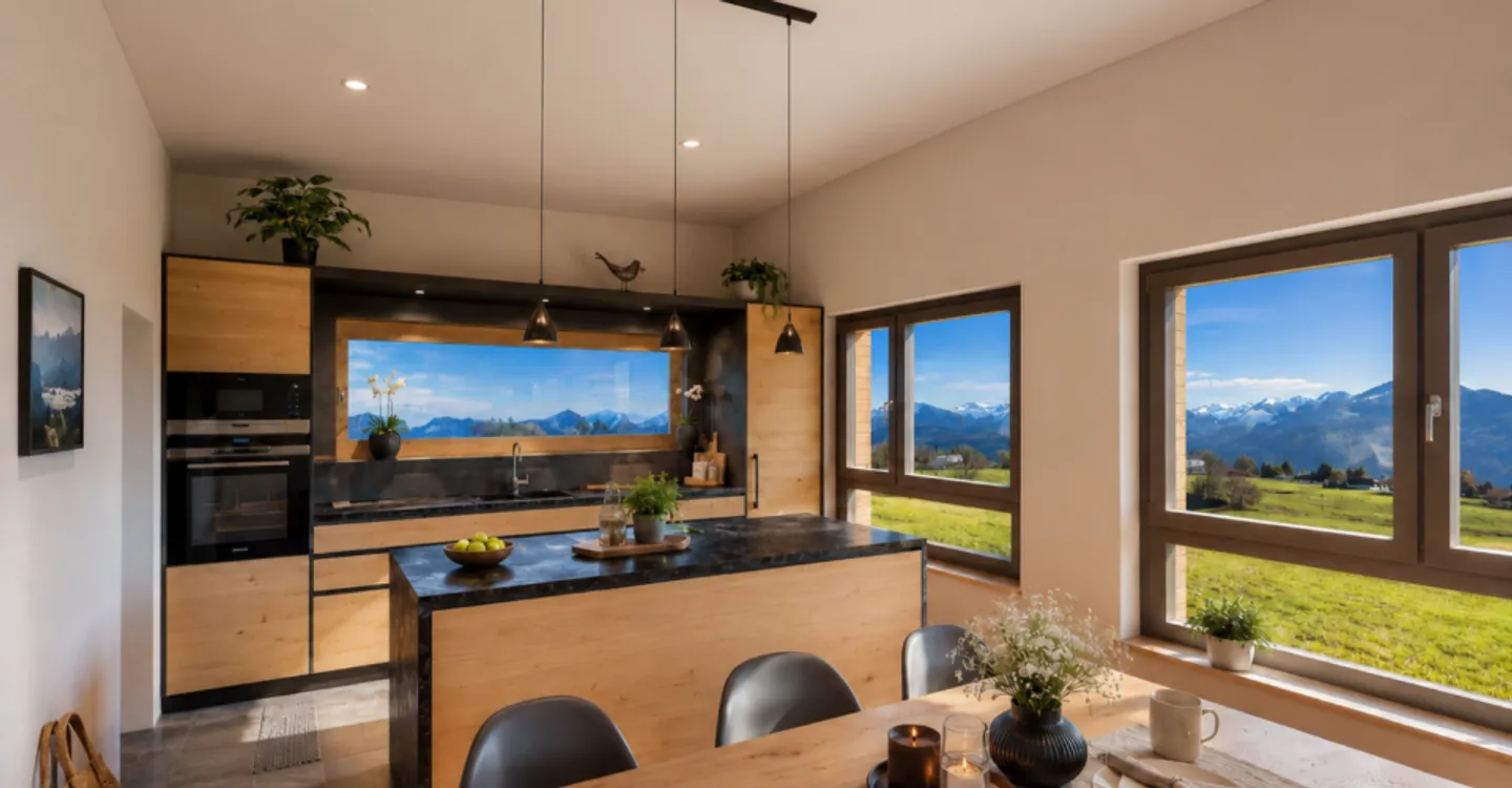 A0 - New 2.5-room apartment on the ground floor, in Sciernes d'Albeuve - Photo 5 of 7