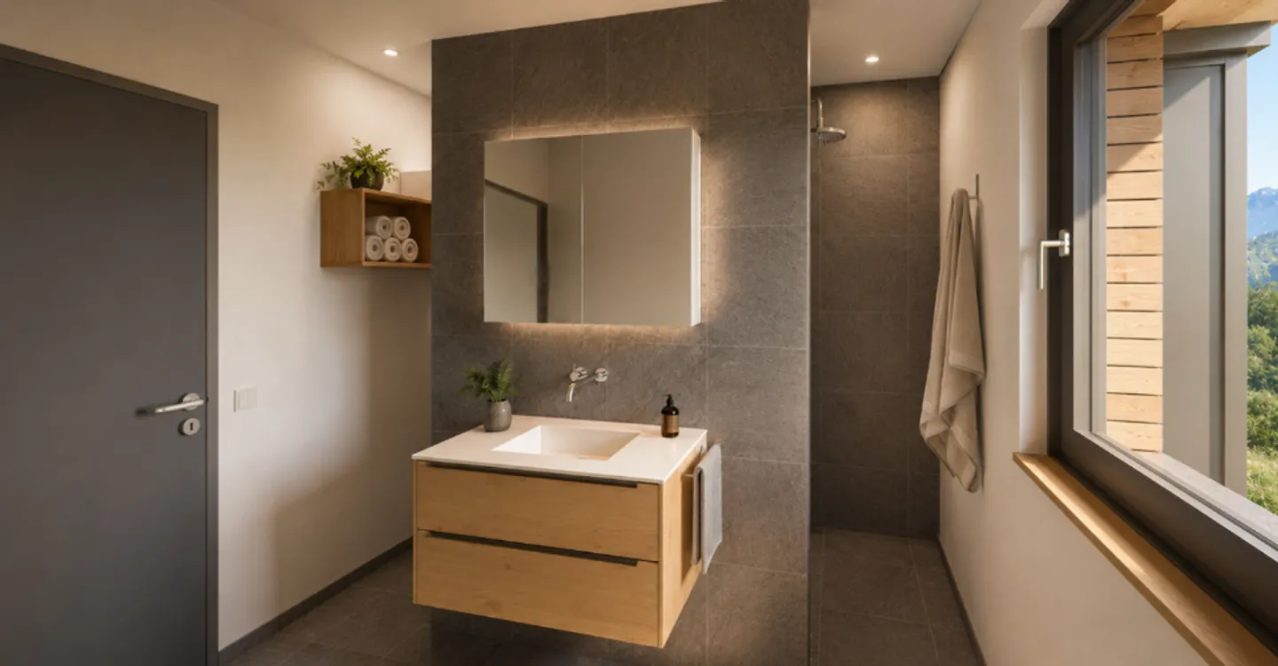A0 - New 2.5-room apartment on the ground floor, in Sciernes d'Albeuve - Photo 7 of 7