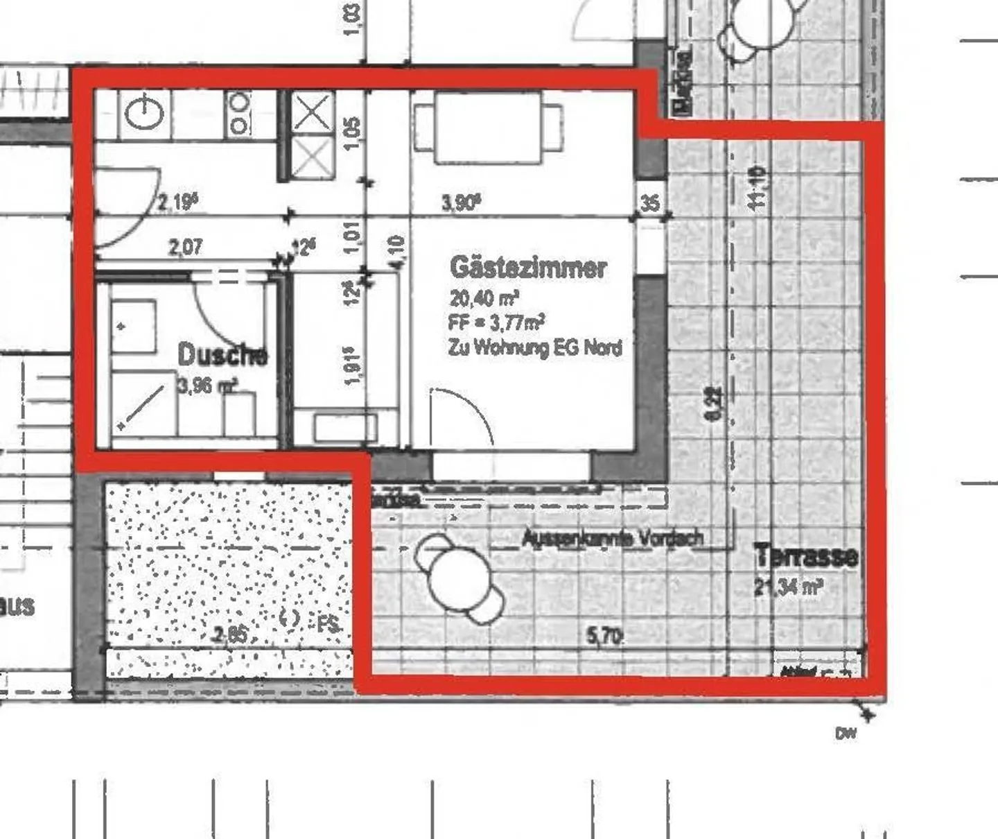 1.0 Room Apartment in Therwil - Photo 6 of 6