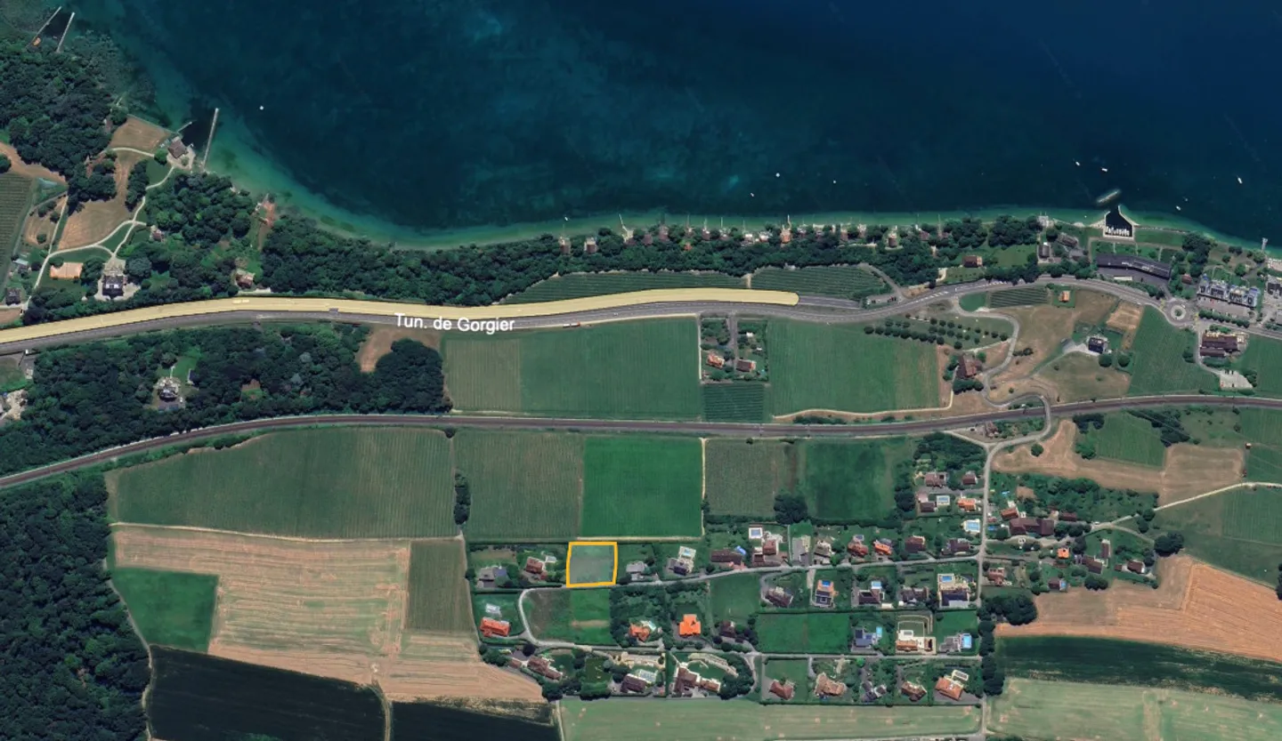 Terreno edificabile esclusivo a La Grande Béroche con progetto di villa di lusso approvato - Foto 4 di 5