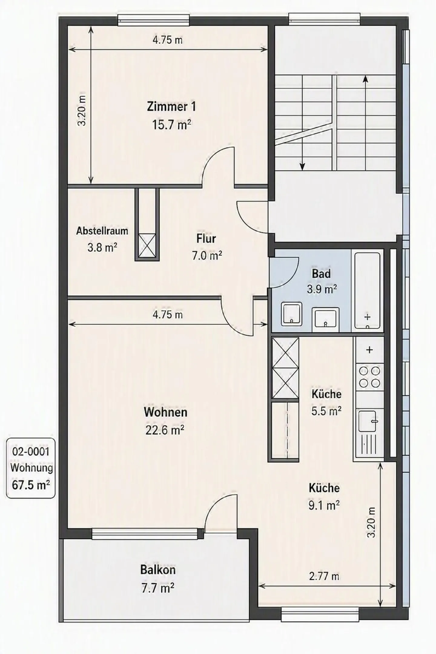 Appartement lumineux de 2.5 pièces à Kölliken - Photo 8 sur 8