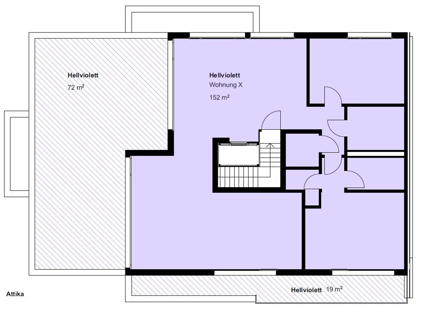Grande appartement en penthouse avec terrasse sur le toit de 90 m2 dans le quartier Wesemlin - Photo 20 sur 20