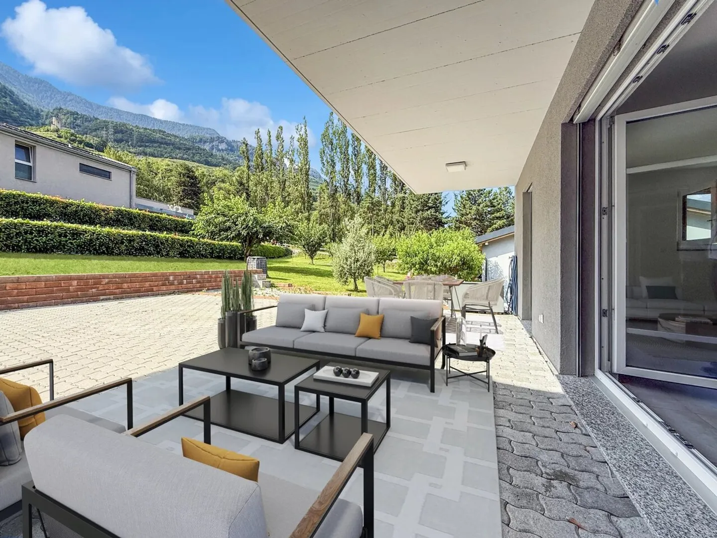 4,5 p. con vista libera - Terrazza e giardino privati - Foto 2 di 13