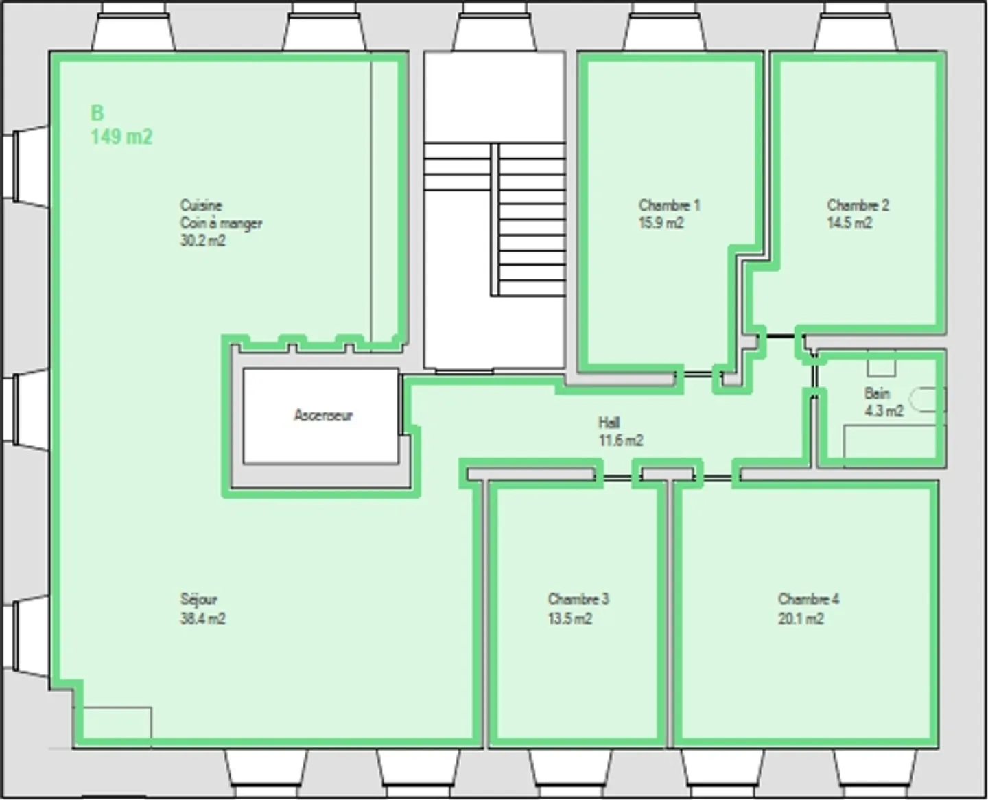 "Sonvilier, magnificent 5.5-room apartment on the 1st floor" - Photo 8 of 8