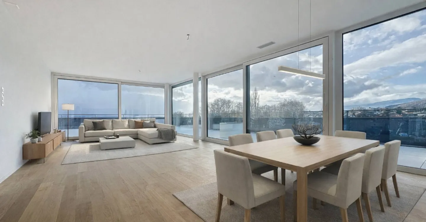 Stilvolles Penthouse mit Seeblick - Foto 1 von 12