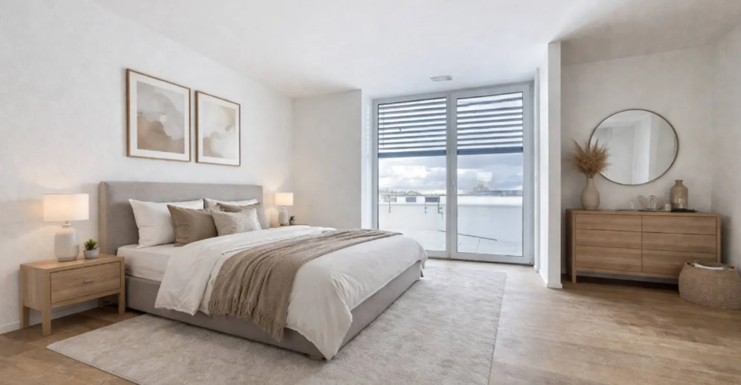 Stilvolles Penthouse mit Seeblick - Foto 7 von 12