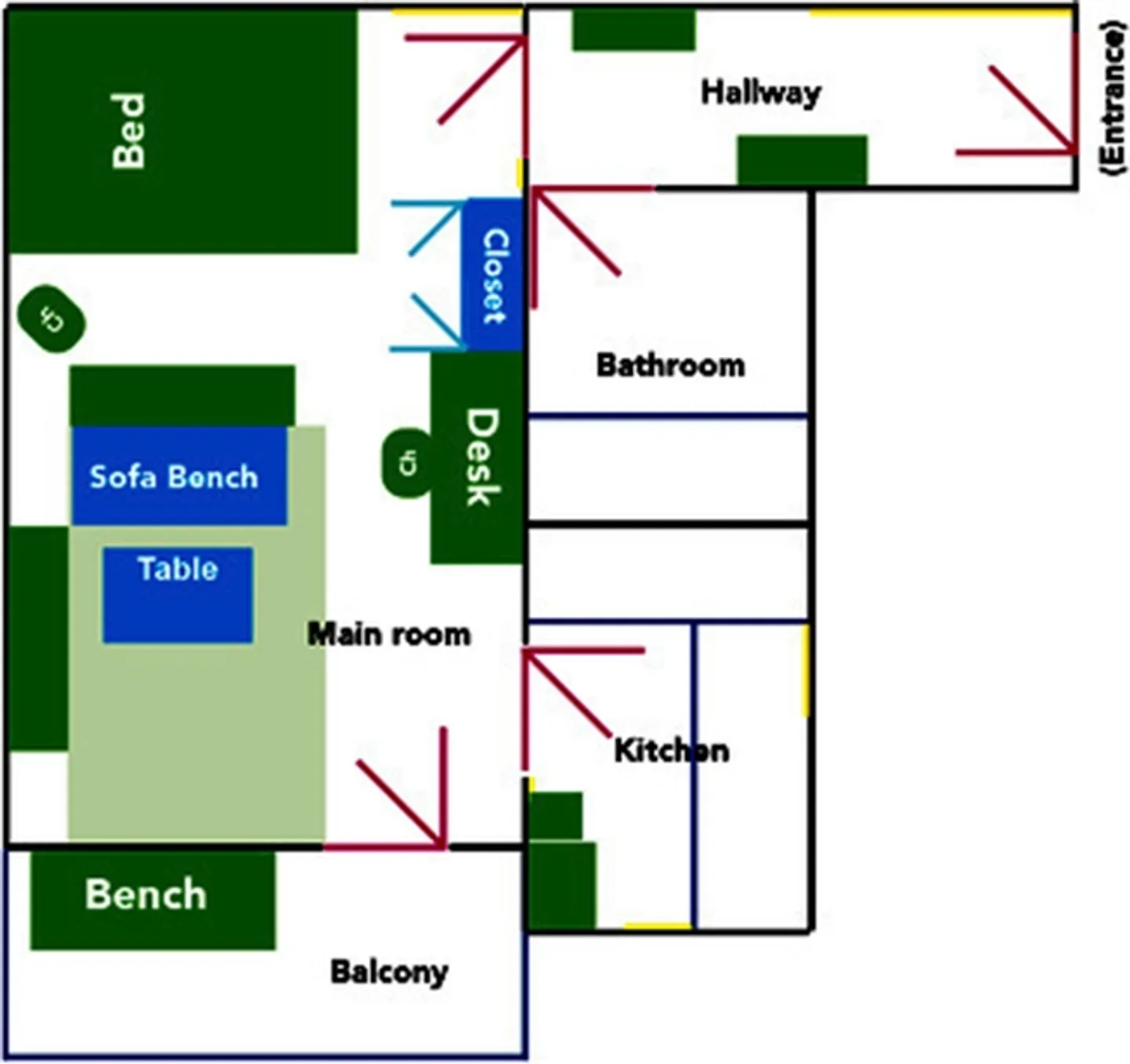1 ROOM APARTMENT IN ZURICH - DISTRICT 9 ALTSTETTEN, FURNISHED, TEMPORARY - Photo 8 of 8