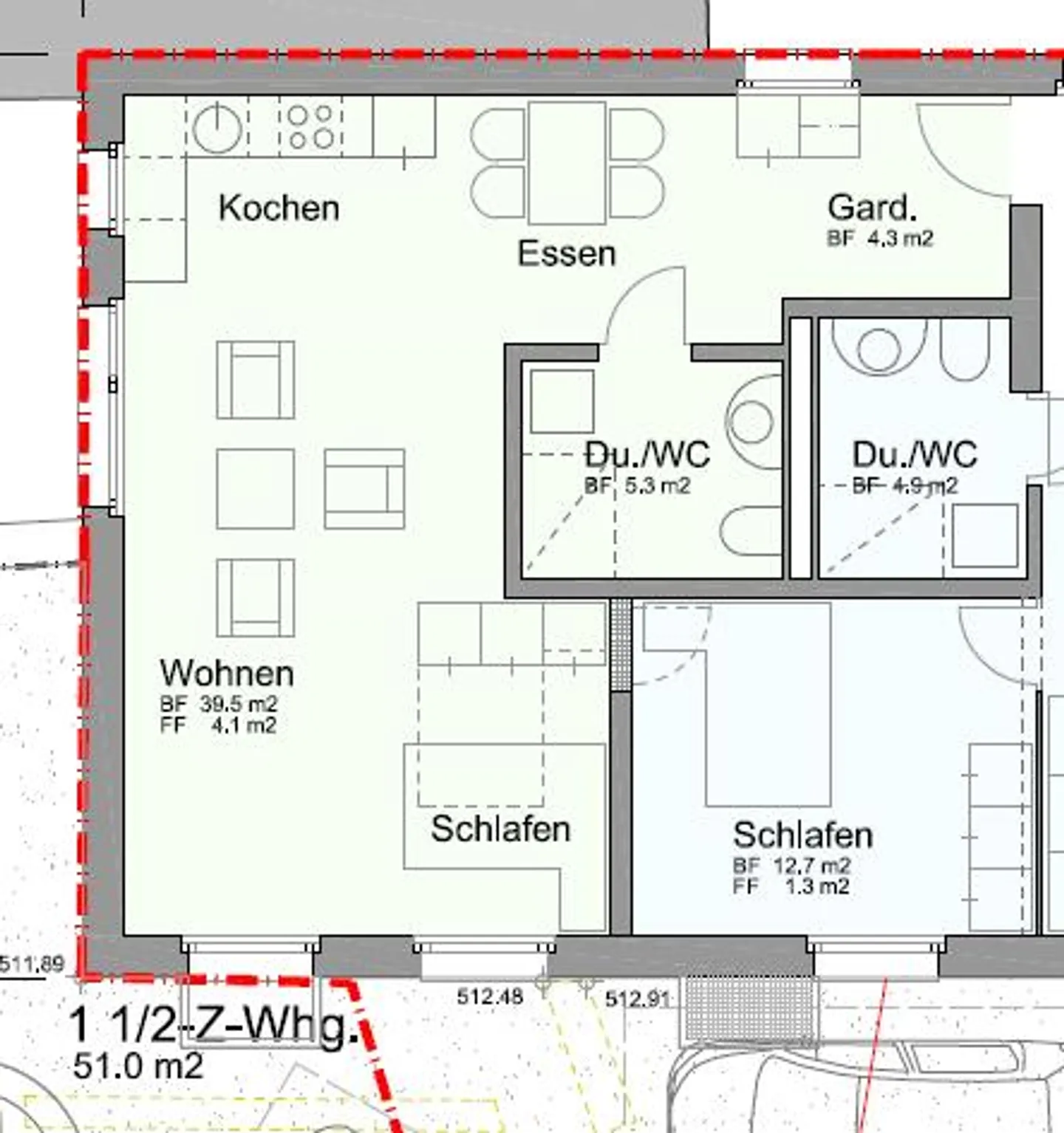 Appartements modernes de 1,5 pièces dans la Bündner Herrschaft - Photo 9 sur 9