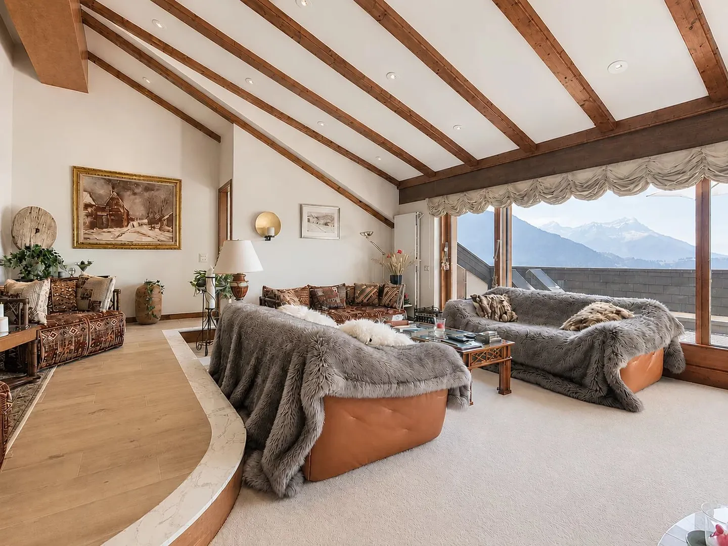 Penthouse mit Blick auf die Dents du Midi - Foto 2 von 7