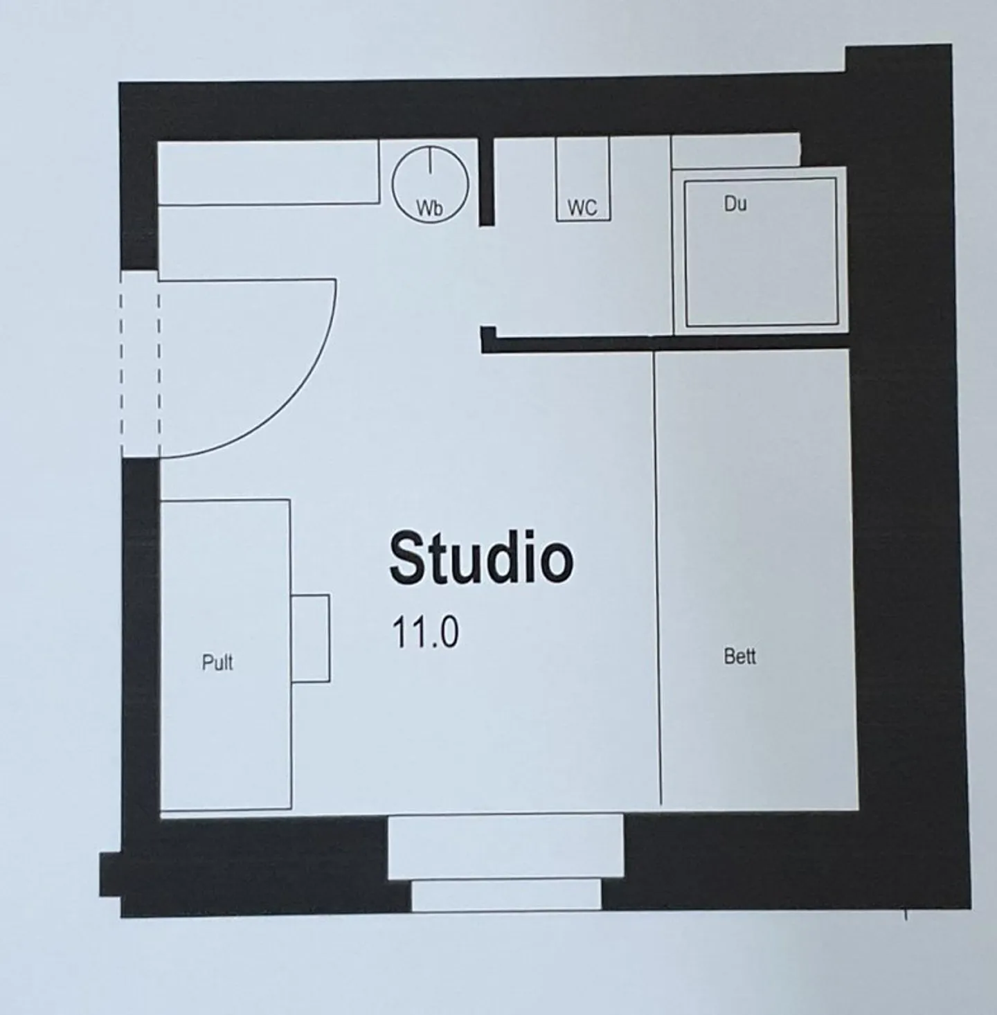 Espace de bureau avec WC et douche - Photo 6 sur 7