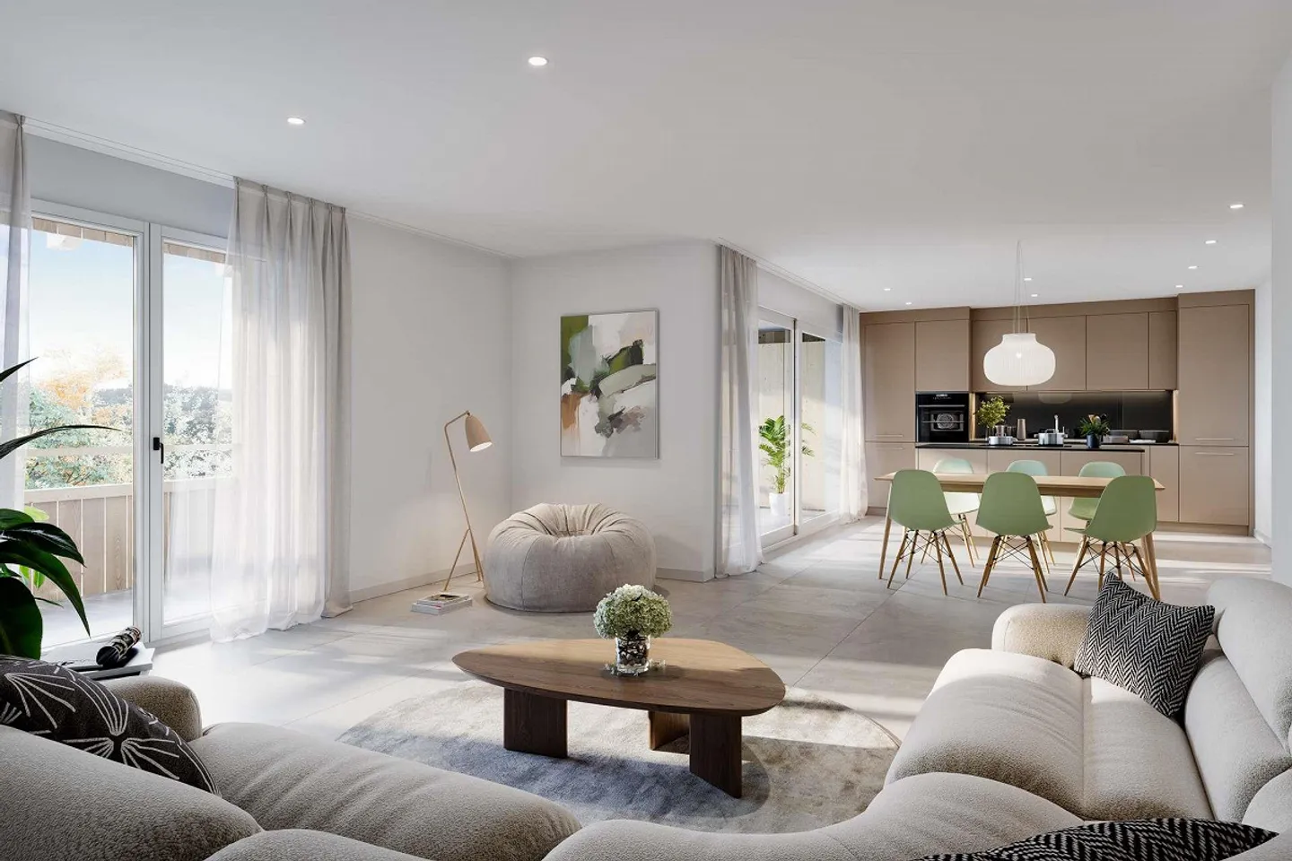 Modernes Apartment in Wilchingen - Foto 2 von 4