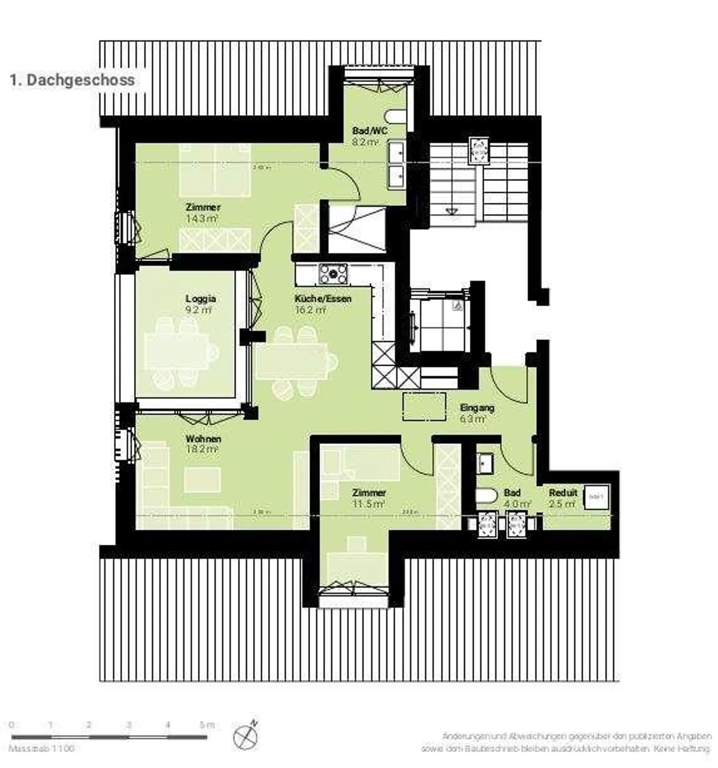 Modernes Apartment in Wilchingen - Foto 3 von 4