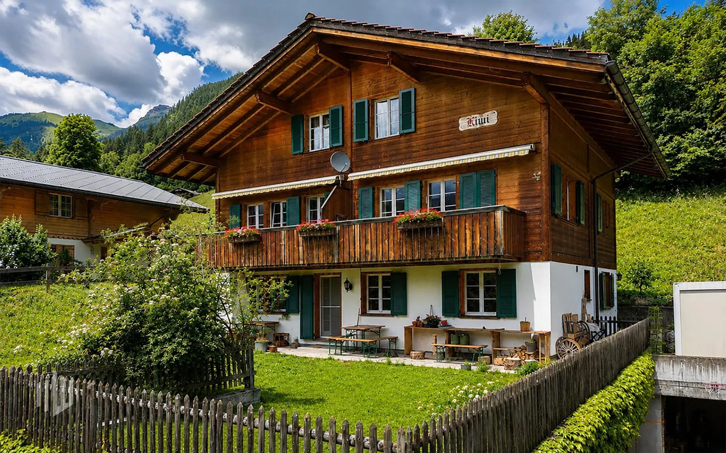 ImmoWyss - Appartement de vacances de 4,5 pièces avec vue sur l'Eiger - Photo 1 sur 11