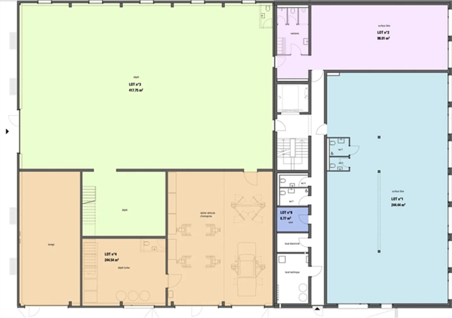 New commercial spaces on one level that can be converted at the tenant's discretion - Photo 2 of 2