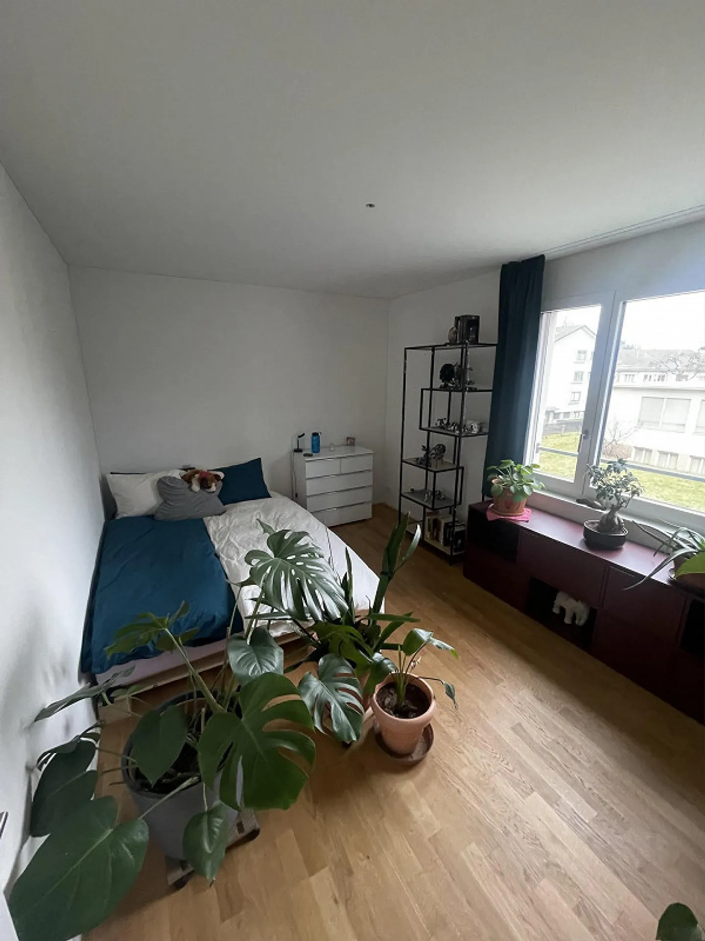 Modern, small, bright, unfurnished room in a 4.5-room apartment - Photo 1 of 7