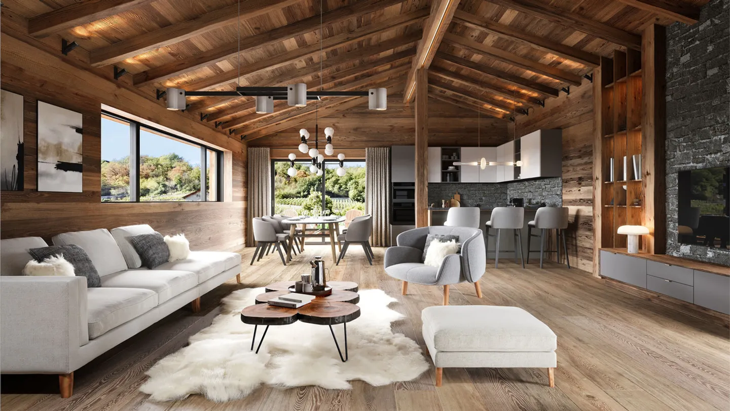 SPLENDIDE APPARTEMENT 4.5 PCES A LENS - Photo 2 sur 5