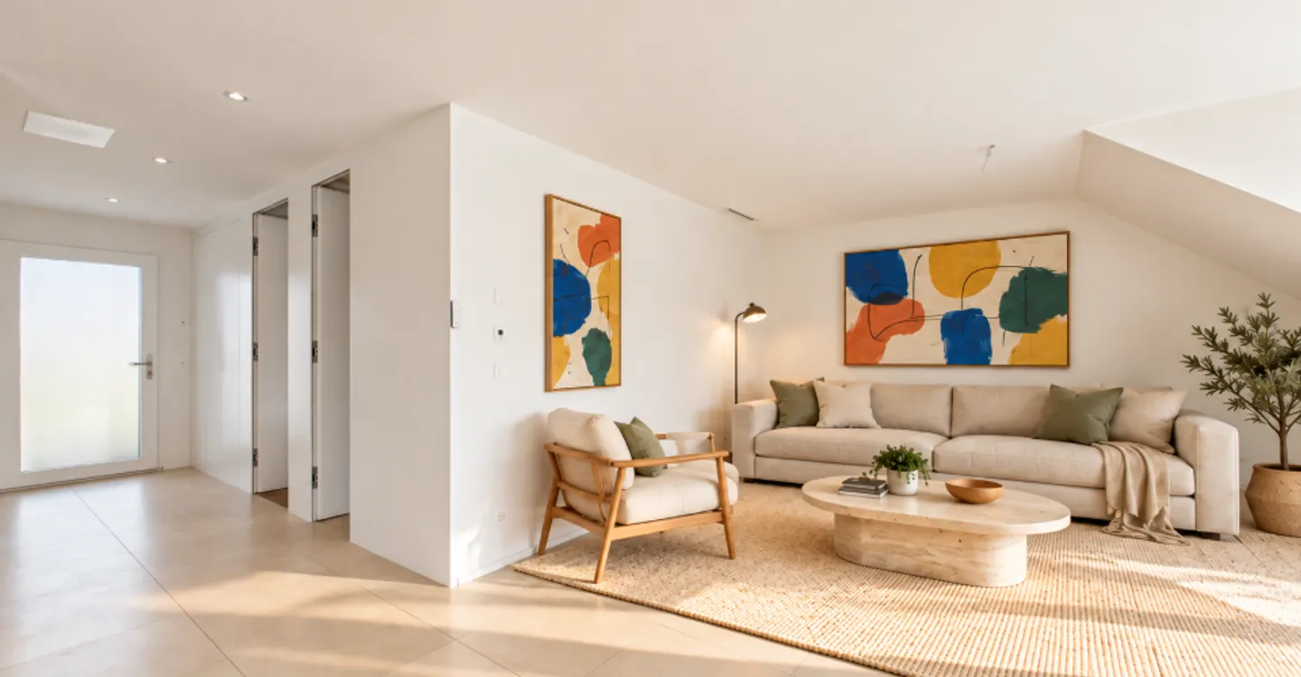 Spacieux 5,5 pièces familial avec vue dégagée à Cudrefin - Photo 3 sur 15