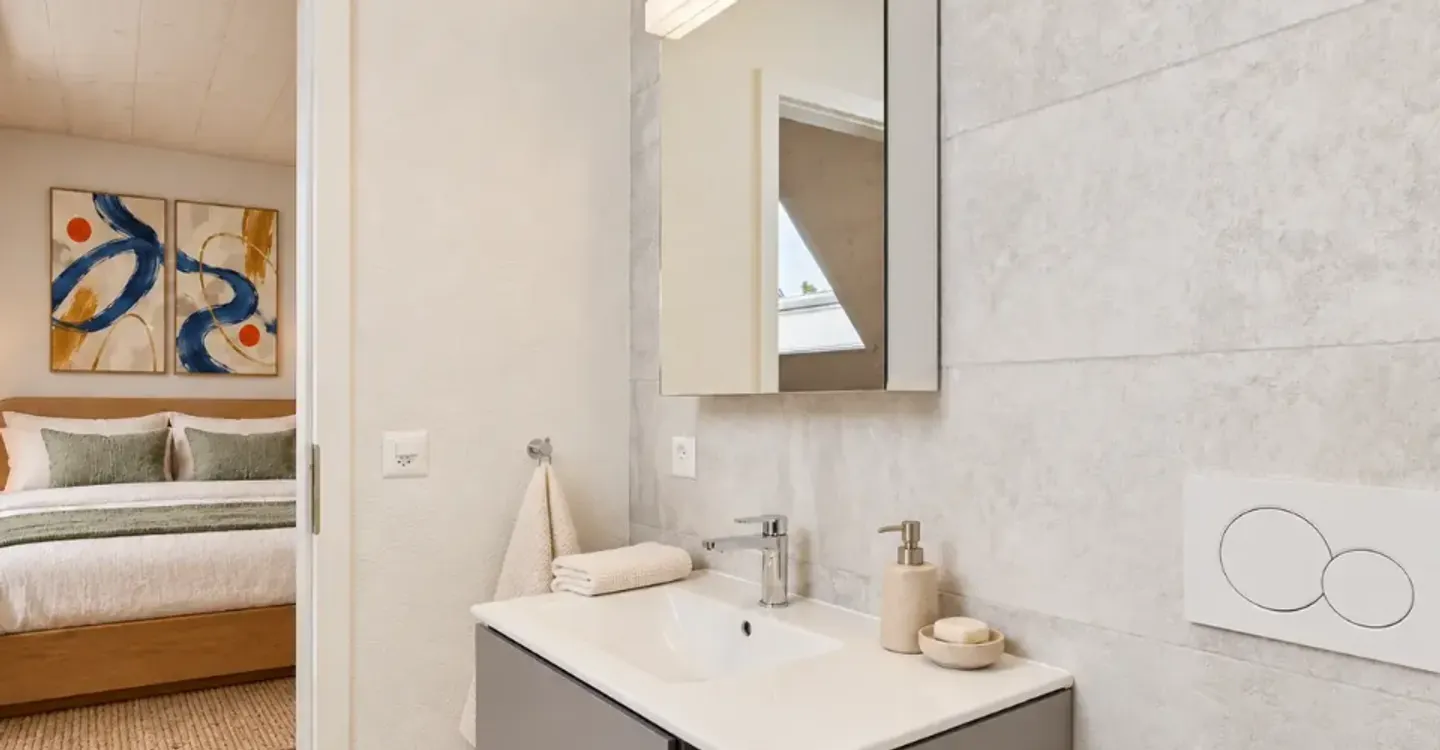 Spacieux 5,5 pièces familial avec vue dégagée à Cudrefin - Photo 12 sur 15