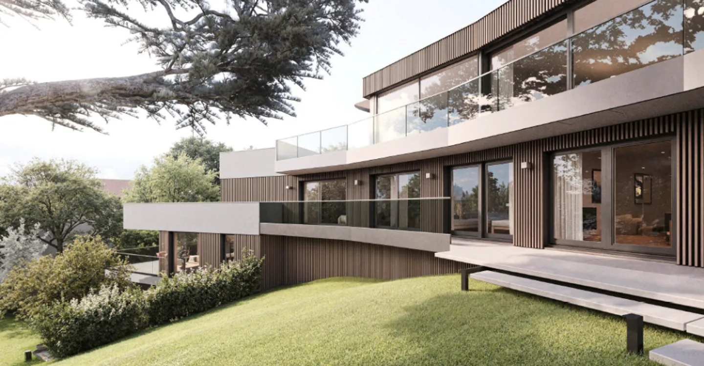 Zeitgenössische Villa am See - Foto 1 von 14