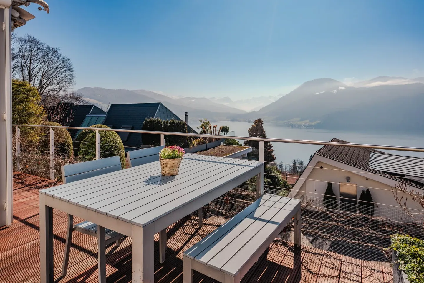 Appartement 5.5 pièces avec vue imprenable sur le lac et les montagnes - Photo 6 sur 17