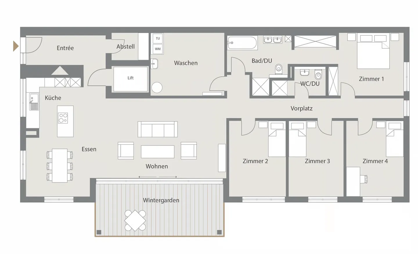 Appartement 5.5 pièces avec vue imprenable sur le lac et les montagnes - Photo 16 sur 17