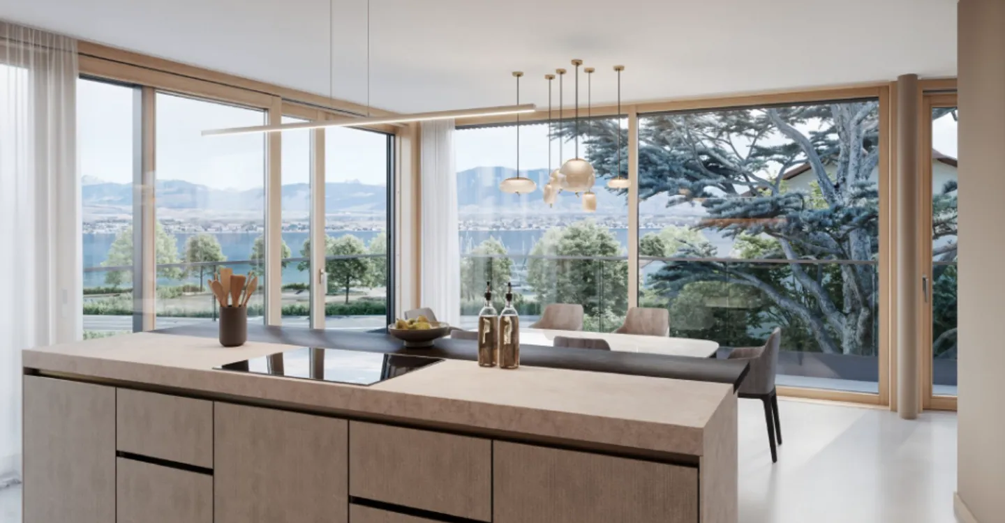Zeitgenössische Villa am See - Foto 11 von 14