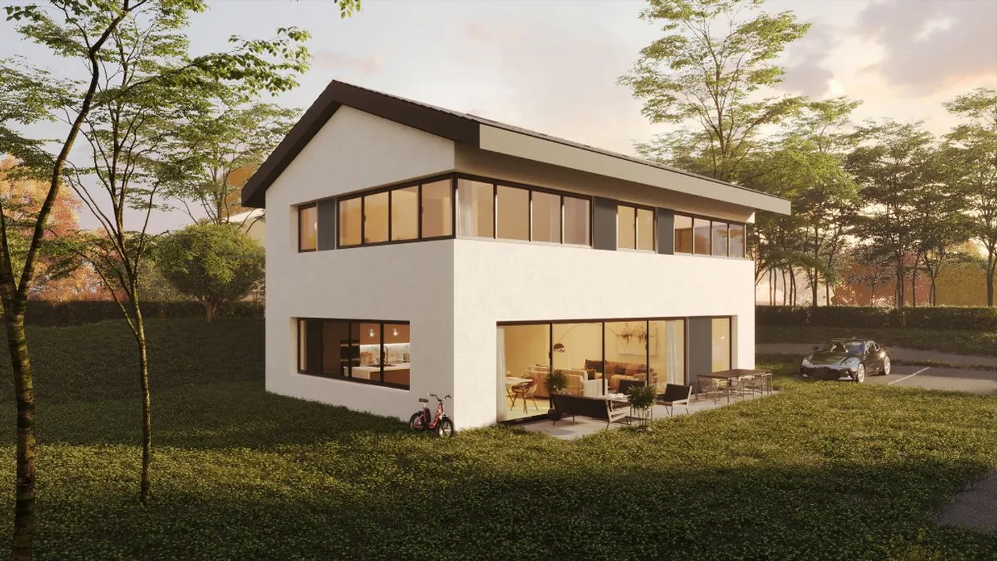 Savigny (VD) - Moderne Villa auf einer wunderschönen Parzelle von 1'000 m² - Foto 1 von 4
